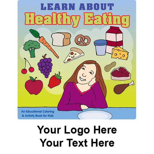 Customized Coloring Books-Learn About Healthy Eating