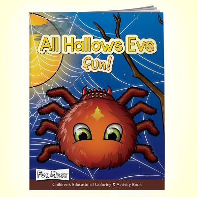 Custom Printed Coloring Books with Mask - Halloween, All Hallows Eve Fun
