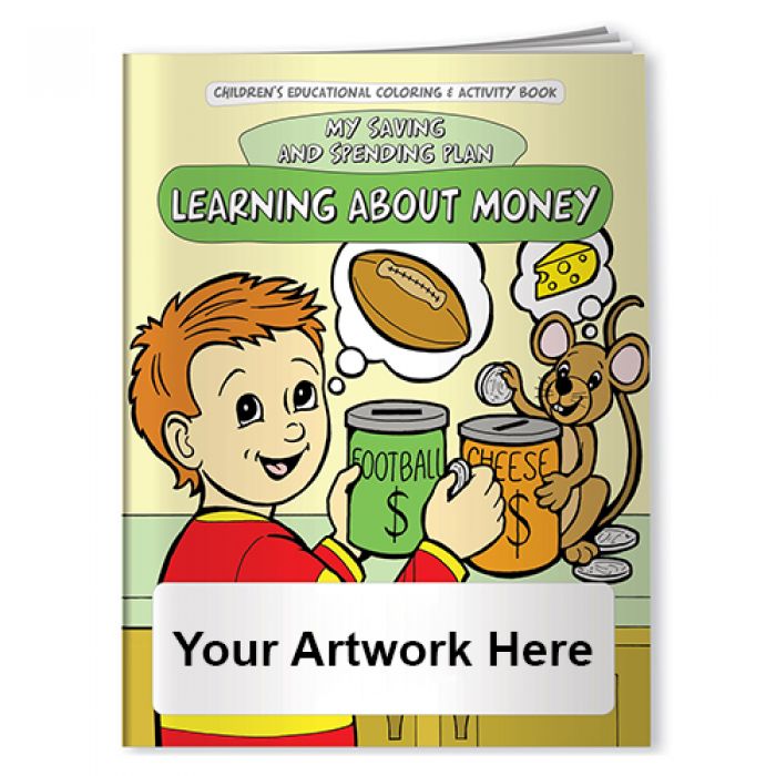 Printed Financial-Learning About Money-My Saving And Spending Plan-Coloring Books