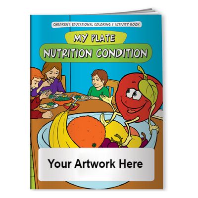 Personalized Coloring Books- Nutrition Condition-My Food Plate