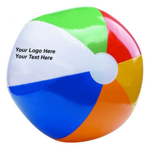 12 Inch Promotional Multicolor Inflatable Beach Balls