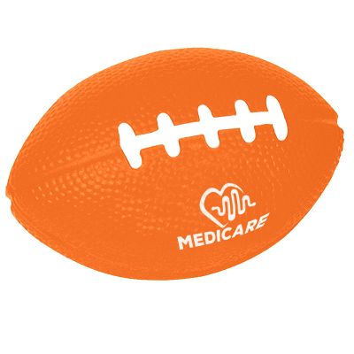 Printed Football Shape Stress Relievers