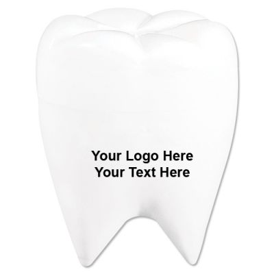 Custom Printed White Tooth Banks
