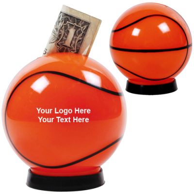 Customized Basketball Shaped Coin Banks