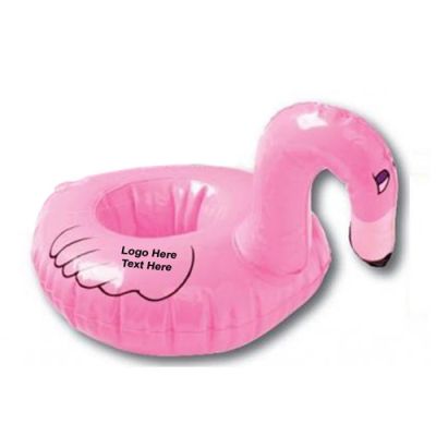 Customized Floating Inflatable Pink Flamingo Beverage Coasters