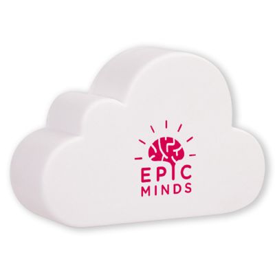 Custom Printed Cloud Shaped Stress Relievers