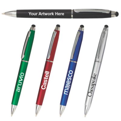 Custom Printed Classic Stylus Pens with 5 Colors