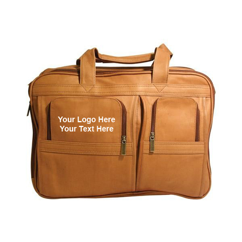 Custom Imprinted Vaqueta Contemporary Laptop Briefcases