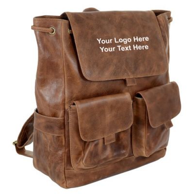 Customized Westbridge Leather Rucksacks