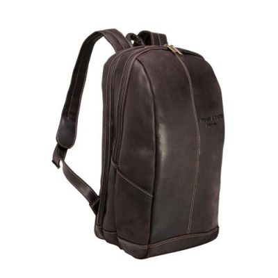 Personalized Distressed Leather 17 Inch Laptop Backpacks