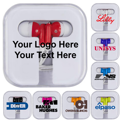 Customized Earbuds in Case