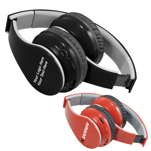 Promotional Logo Rhea Bluetooth Headphones with 2 Colors