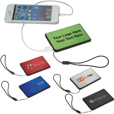 Personalized Joule Slim Credit Card Sized Power Banks