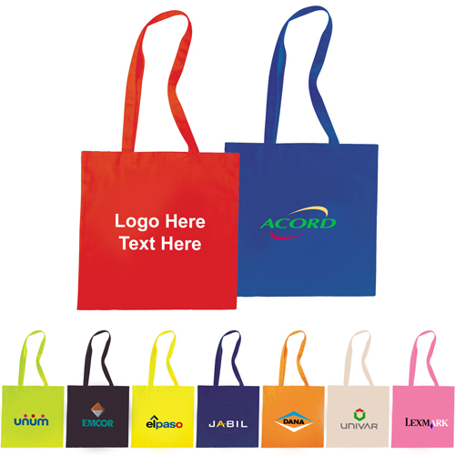 Custom Imprinted Cotton Convention Tote Bags