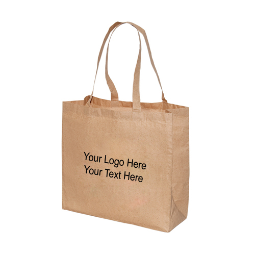 Custom Laminated Paper Shopping Large Tote Bags