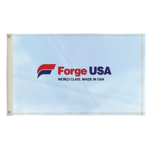 2' x 3' Logo Imprinted Full Color Double Sided Flag