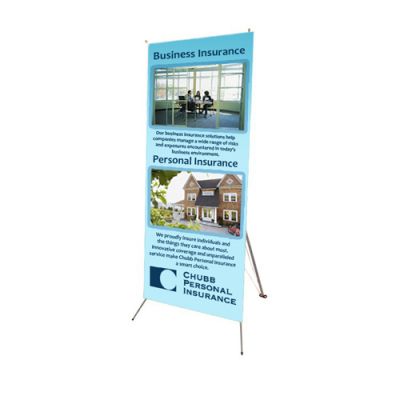 24 x 60 Inch Promotional Trident Banner Kit