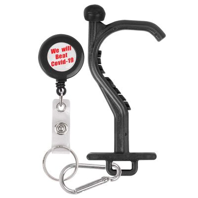 Printed Kooty Key Anti-Germ Utility Tools with Retractable Badge Holder