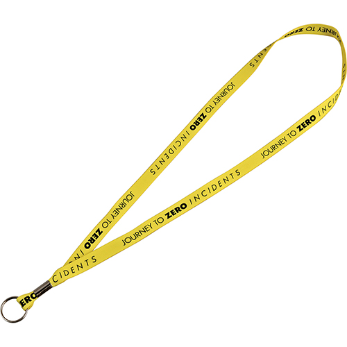 1/2 Inch Full Color Premium Lanyards with Ring