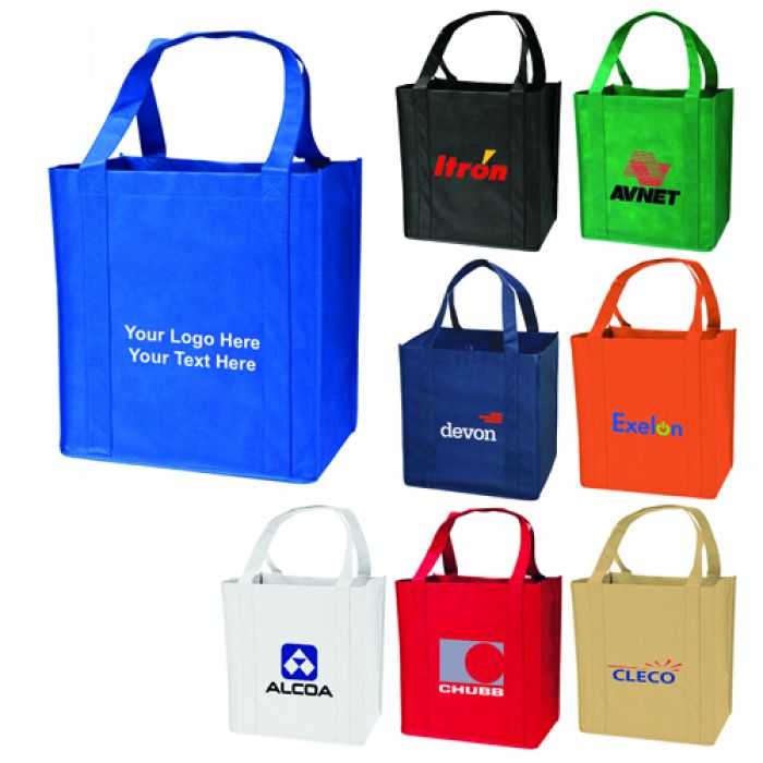 Custom Imprinted Medium Grocery Tote Bags - Grocery & Shopping Tote Bags