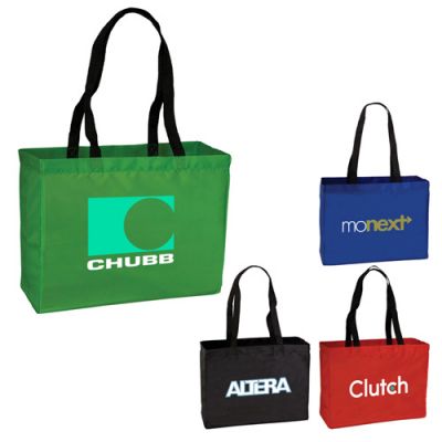 Medium Polyester Tote Bags With Four Colors