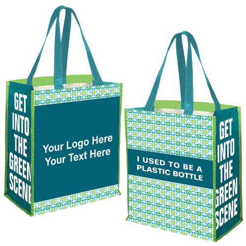 Custom Printed PET Preprinted Jumbo Grocery Tote Bags