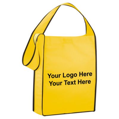 Logo Imprinted Cross Town Business Tote Bags