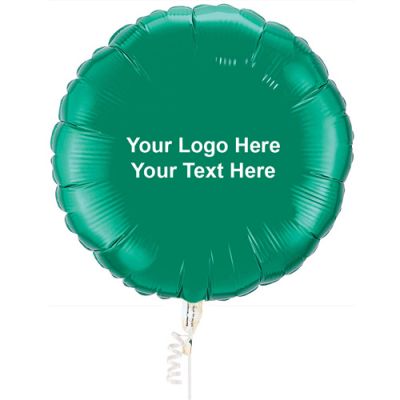 18 Inch Custom Imprinted Round Mylar Balloons