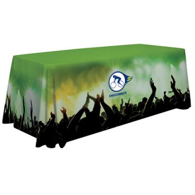6 Ft Promotional Logo Dye-Sub Premium Table Throws