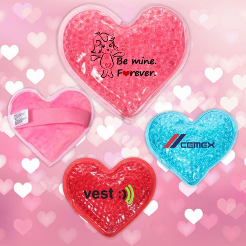 Plush Heart Shaped Hot and Cold Packs