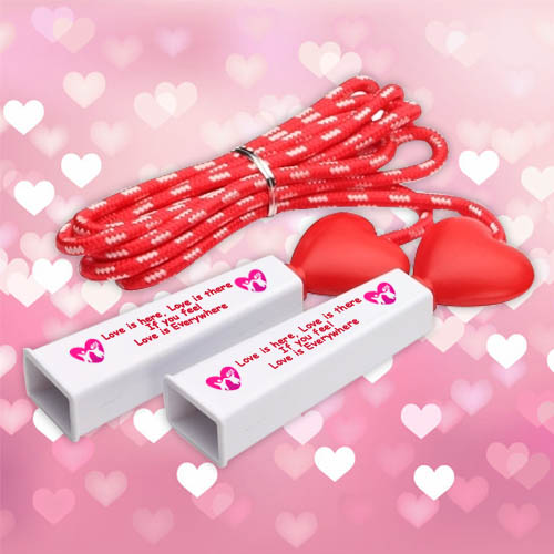 Promotional Heart Fitness Jump Ropes