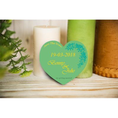 Heart Shape Save The Date Magnets 20 Mil