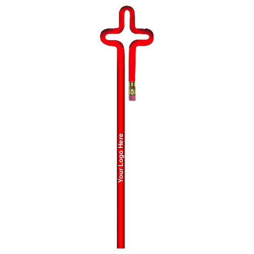 Custom Printed Cross Shaped Pencils