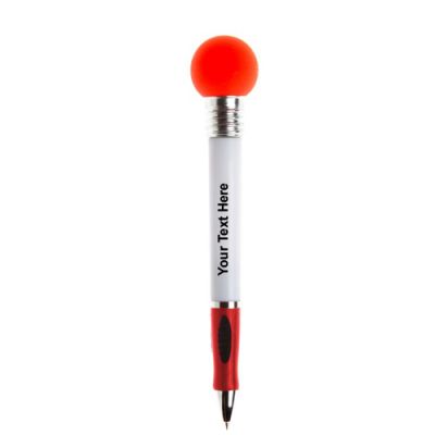 Custom Printed Light Up Bouncy Ball Pen