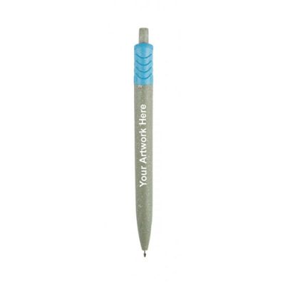 5.5 Inch Logo Imprinted Recycled Tetra Pens - 4 Colors