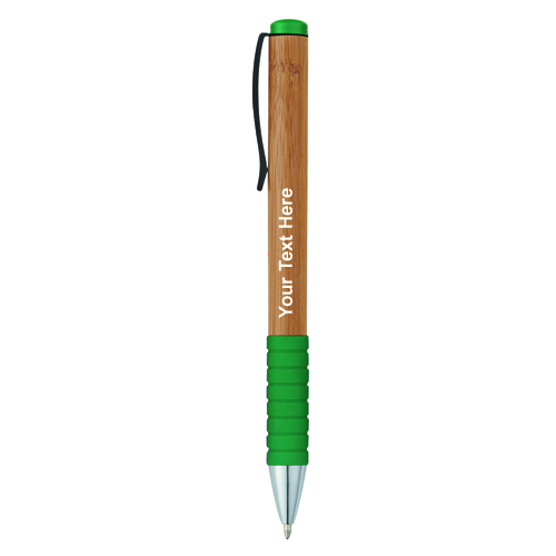 Custom Imprinted Bamboo Design Twist Pens