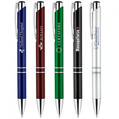 Customized All-In-A-Row Ballpoint Pens