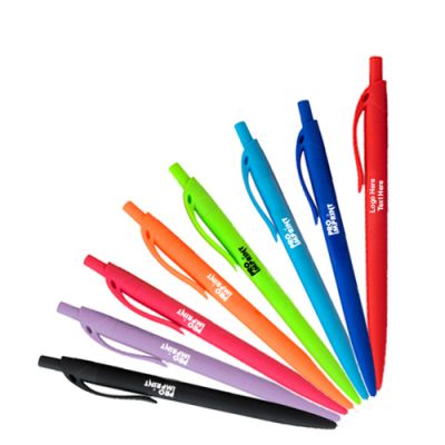 5.75 Inch Promotional Sleek Write Rubberized Pens