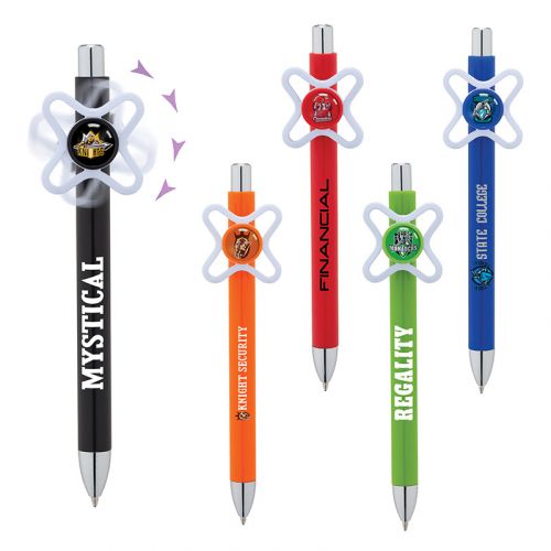 Pinwheel Spinner Clip Pens