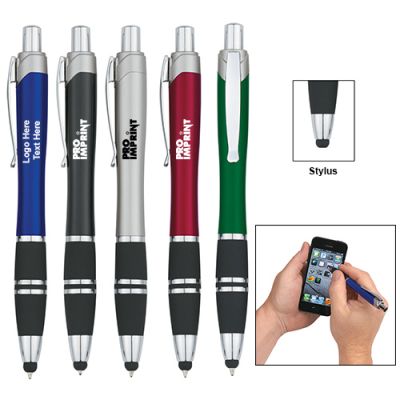 Promotional Logo Tri-Band Pen with Stylus