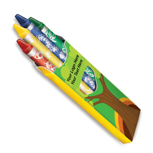 Promotional Logo Crayon Fun Paks