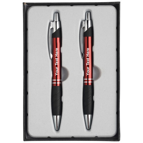 Custom Imprinted Sleek Pen & Pencil Gift Sets