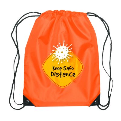 Small Sports Pack Polyester Drawstring Bags