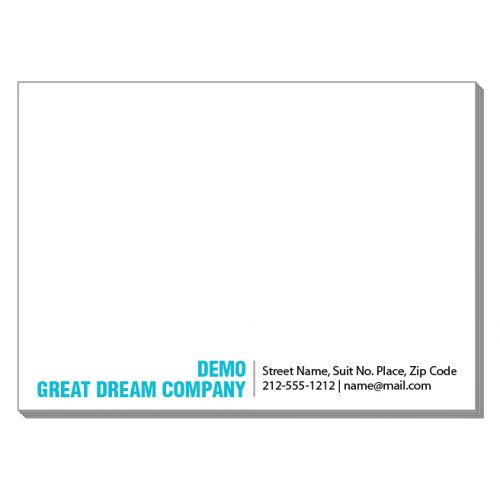 4x3 Customized Full Color Sticky Notes Best Value Series