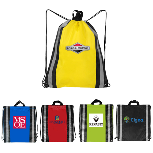 promotional-reflecting-stripes-drawstring-backpacks